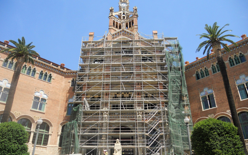 REHABILITACIÓN DEL EDIFICIO ADMINISTRACIÓN DEL HOSPITAL DE LA SANTA CREU Y SANT PAU DE BARCELONA
