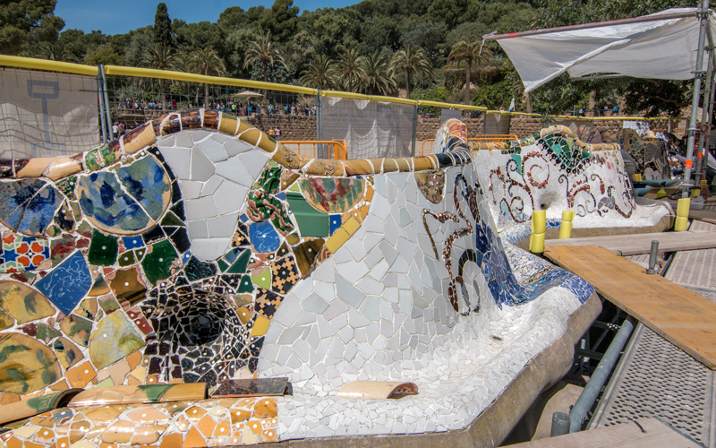 RESTAURACIÓN Y MEJORA DE DIVERSAS ZONAS DEL PARK GÜELL DE BARCELONA